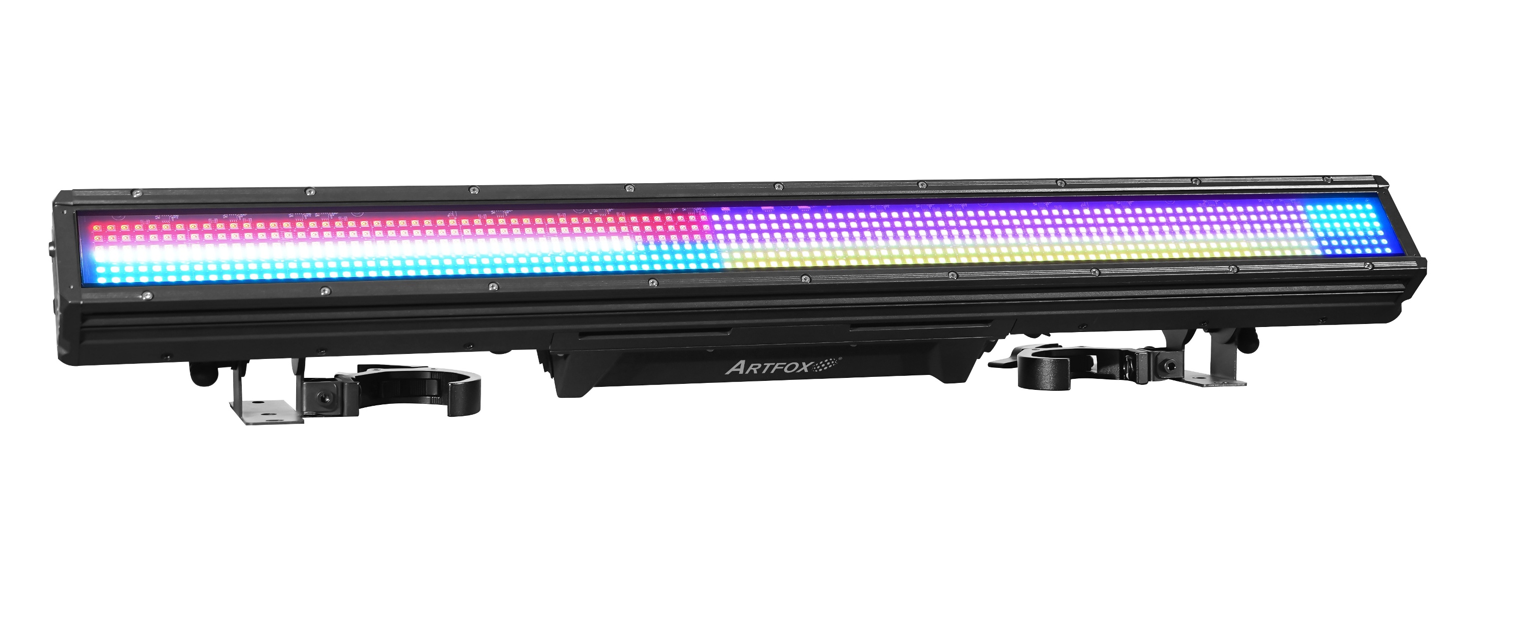 Wall wash light:112x3w White LEDs+ 672 RGB 0.5w LEDs, Smart Glass frost, Artnet, IP65 outdoor